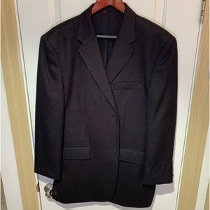 SETTE PONTI. Textured Men’s Black Jacket. Size XL. Subtle Sparkle in mat…